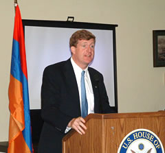 Rep. Patrick Kennedy said Artsakhians had the determination to be free.